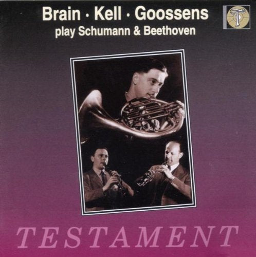 Dennis Brain - Piano Trio No. 4 & Horn Sonata / Fantasiestücke / Villanelle M. M. Testament Klassisk - Import CD