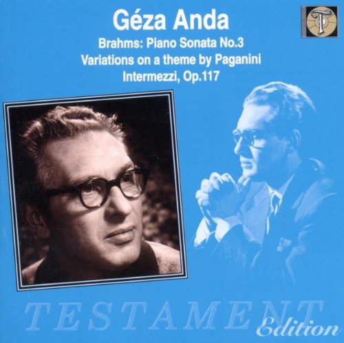 Géza Anda - Brahms : Piano Sonata.3, Op.117, Paganini Variations G.anda - Import CD