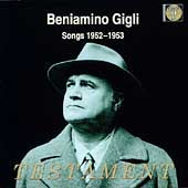 Beniamino Gigli - Songs 1952-1953 - Import CD