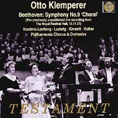 Philharmonia Orchestra, Philharmonia Chorus - Beethoven: Symphony 9 'Choral' (The Previously Unpublished Live Recording From The Royal Festival Hall, 15.11.1957) - Import CD