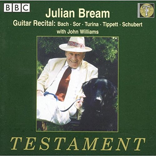 Julian Bream - Guitar Recital: Music of Bach Sor Turina Tippett - Import CD