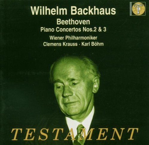Wilhelm Backhaus - Piano Concertos 2 + 3 Testament Klassisk - Import CD