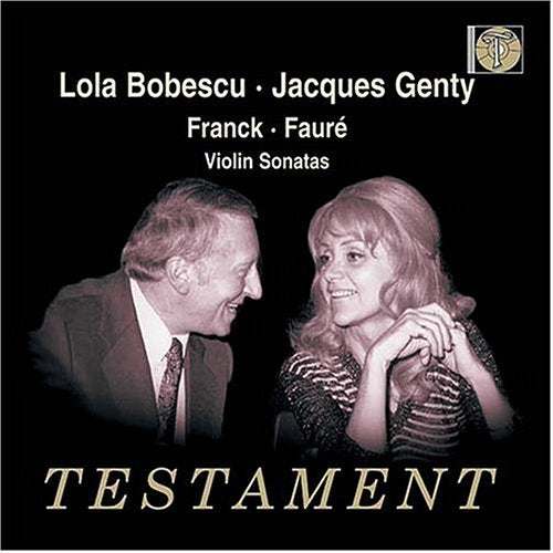 Franck, Cesar (1822-1890) - Violin Sonata: Bobesco(Vn)Genty(P)+faure: Violin Sonata, 1, - Import CD