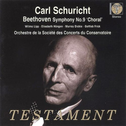 Carl Schuricht - Beethoven : Sym.9 Schuricht / Paris Conservatory O Lipp Hongen Dickie Frick - Import CD