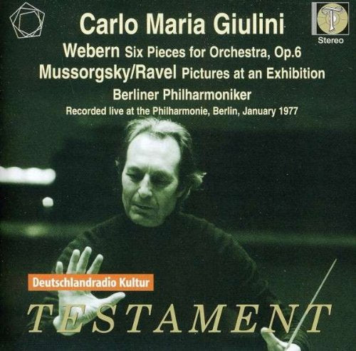 Mussorgsky, Modest (1839-1881) - Mussorgsky Pictures at an Exhibition, Webern : Giulini / Berlin Philharmonic (1977) - Import CD