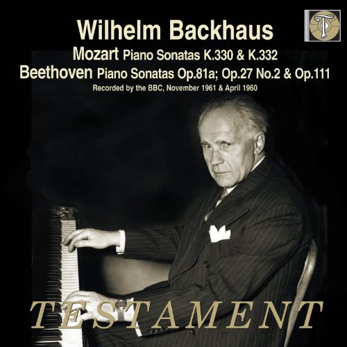 Wilhelm Backhaus - Mozart: Piano Sonatas No.10, No.12; Beethoven: Piano Sonatas No.26, No.14, No.32 - Import CD