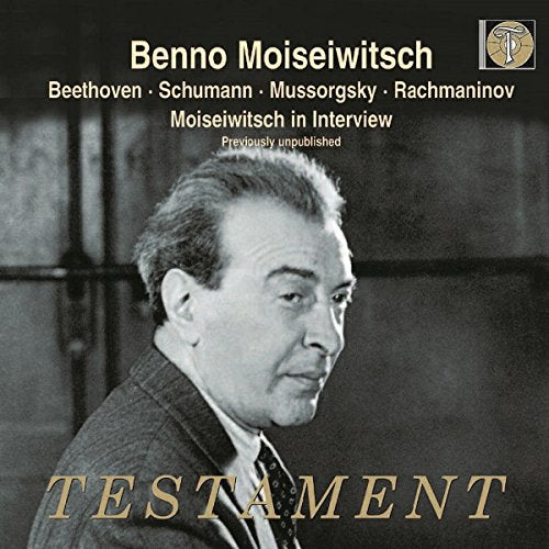 Berliner Philharmoniker - Benno Moiseiwitsch Testament Klassisk - Import 3 CD