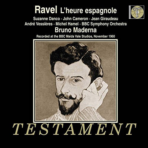 Ravel (1875-1937) - L'heure Espagnole : Bruno Maderna / BBC Symphony Orchestra, Danco, Giraudeau, Hamel, etc (1960 Monaural) - Import CD