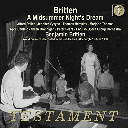 Britten (1913-1976) - A Midsummer Night's Dream : Benjamin Britten / English Opera Group, Deller, Vyvyan, Hemsley, etc (1960 Monaural)(2CD) - Import 2 CD