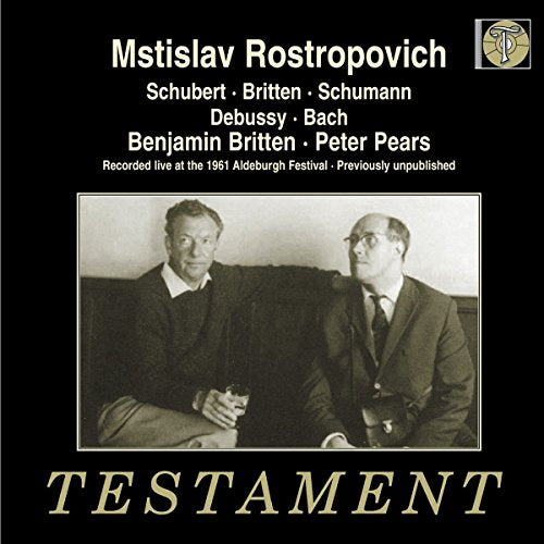 Rostropovich - Britten / Rostropovich - Recorded live at the 1961 Aldeburgh Festival - Import 2 CD