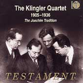 Various Artists - The Klingler Quartet Testament Klassisk - Import 2 CD