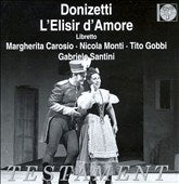Gabriele Santini - Donizetti : L'Elisir d'Amore Rome Opera, Carosio, Monti, Gobbi, etc (1952 Monaural) - Import 2 CD