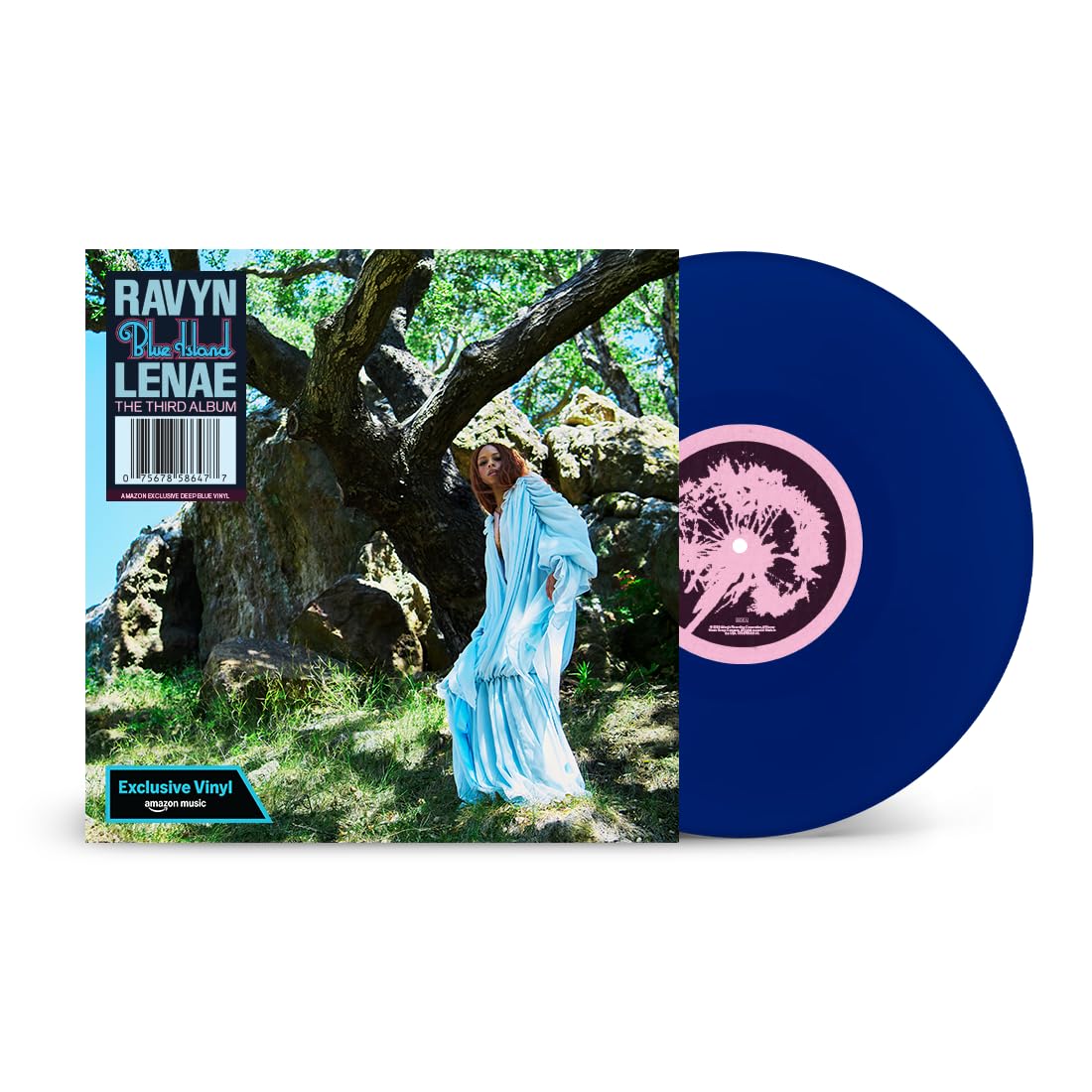 Ravyn Lenae - Blue Island - Import Deep Blue Vinyl LP Record