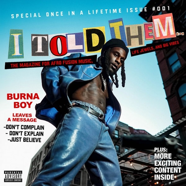 Burna Boy - I Told Them - Import Vinyl LP Record