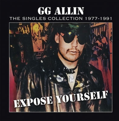 G.G. Allin - Expose Yourself: The Singles Collection 1977-1991 (Indie Exclusive Mars Attacks Variant) - Import LP Record Limited Edition