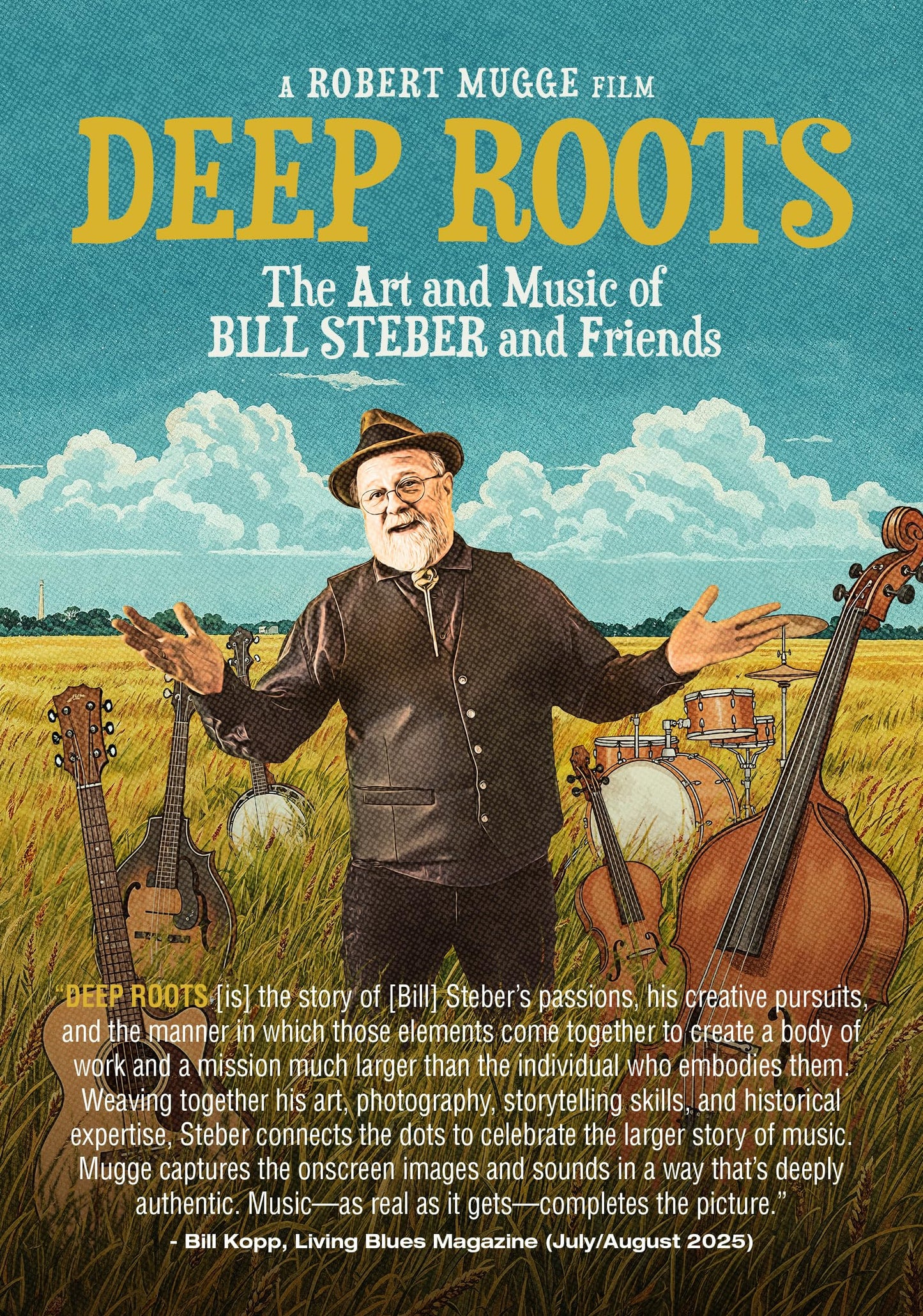 Various Artists - Deep Roots: The Art And Music Of Bill Steber And Friends - Import DVD