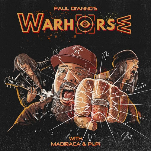 Paul Di'Anno's Warhorse - Paul Di'Anno's Warhorse (Indie Exclusive) - Import Transparent Orange Vinyl LP Record