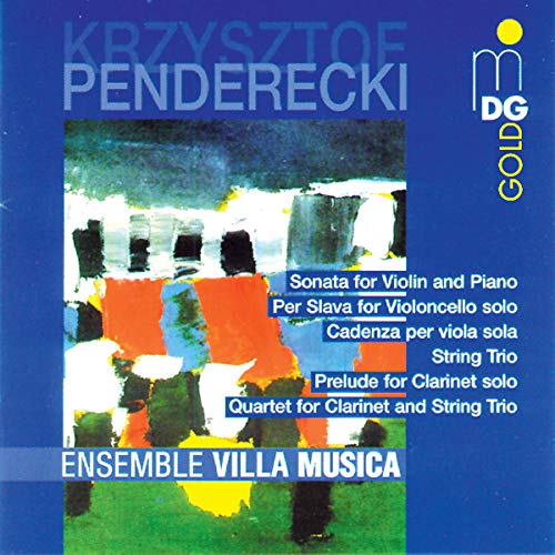 Penderecki, Krzysztof (1933-2020) - Chamber Works: Ensemble Villa Musica - Import CD