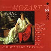 Christian Zacharias - Mozart: Works for Piano: Fantasias Rondos & Other Works - Import CD