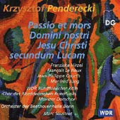 Marc Soustrot - Penderecki: Passion and Death of our Lord Jesus Christ according to Luke - Import CD