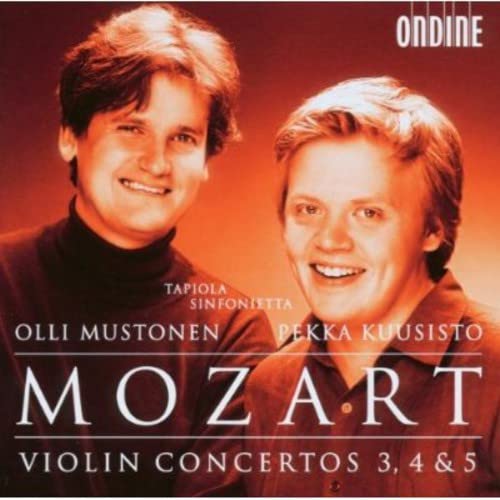 Mozart (1756-1791) - Violin Concertos Nos.3, 4, 5 : Pekka Kuusisto(Vn)Olli Mustonen / Tapiola Sinfonietta - Import CD