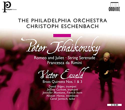 Tchaikovsky (1840-1893) - Tchaikovsky Romeo & Juliet, Francesca Da Rimini, Serenade, Ewald : Eschenbach / Philadelphia Orchestra (2CD) - Import 2 CD