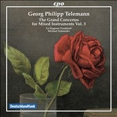 Michael Schneider (Recorder/Conductor), La Stagione Frankfurt - Telemann (1681-1767) The Grand Concertos For Mixed Instruments Vol.3 : M.Schneider / La Stagione Frankfurt - Import CD