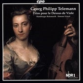Simone Eckert, Hamburg Ratsmusik - Telemann (1681-1767) Trios Pour Le Dessus De Viole: Eckert / Hamburger Ratsmusik - Import CD