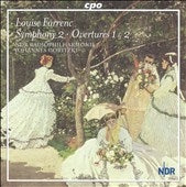 Louise Farrenc - Farrenc: Symphony no 2, Overtures / Goritzki, et al - Import CD