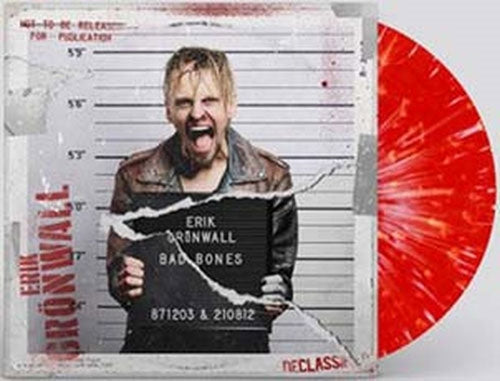 Erik Gronwall - Bad Bones (Indie Store Only) - Import Red Splatter Vinyl LP Record Limited Edition