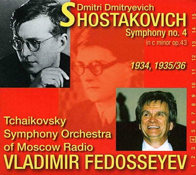 Vladimir Fedoseyev - Shostakovich: Symphony No.4 - Import CD