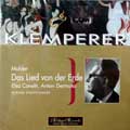 Otto Klemperer - Mahler : Das Lied von der Erde / Klemperer, Vienna SO - Import CD