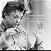 Roberuto Fuaburitsuiaani - Bruno Maderna: Music in Two Dimensions - Works for Flute - Import CD