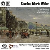 Martin Yates - Charles-Marie Widor Vol.3 - Violin Concerto, Symphony No.1, La Nuit de Walpurgis - Import SACD Hybrid