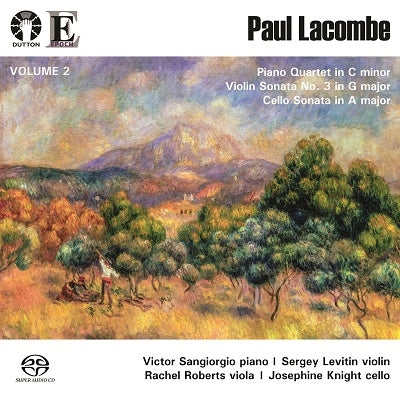 Sangiorgio - Paul Lacombe Vol.2 - Piano Quartet In C Minor, Cello Sonata In A Major, Violin Sonata No.3 In G Major - Import SACD Hybrid