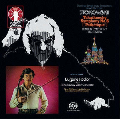 Leopold Stokowski & London Symphony Orchestra & Eugene Fodor - Tchaikovsky: Symphony No.6 "Pathetique", Violin Concerto in D - Import SACD Hybrid