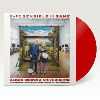 Alison Brown 、 スティーヴ・マーティン (俳優) - Safe, Sensible and Sane - Import Red Vinyl LP Record