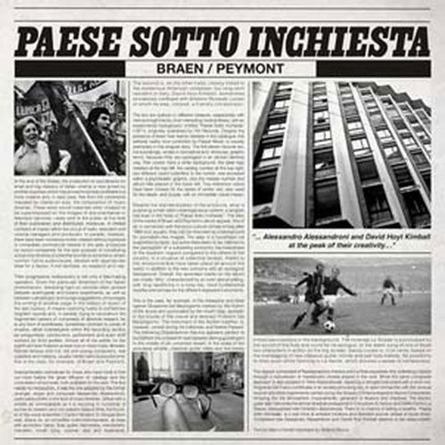 Braen & Peymont - Paese Sotto Inchiesta - Import Blue Vinyl LP Record