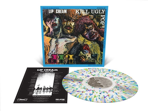 LIP CREAM - Kill Ugly Pop - Import Milky Clear with Splatter Vinyl LP Record Limited Edition