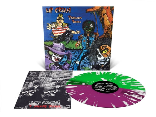 LIP CREAM - 9 Shocks Terror - Import Custom Half n Half with Splatter Vinyl LP Record Limited Edition