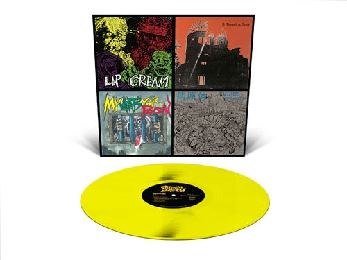 LIP CREAM - Thrash Til' Death - Import Neon Yellow Vinyl LP Record Limited Edition