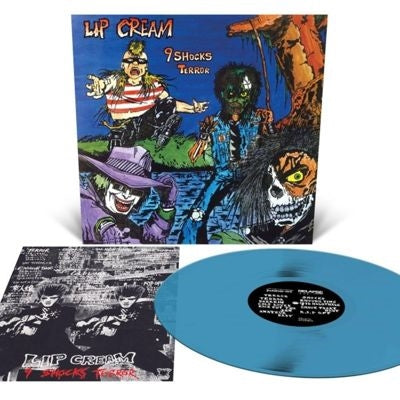 LIP CREAM - 9 Shocks Terror - Import Royal Blue Vinyl LP Record
