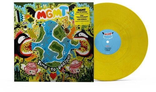 Mgmt - Time To Pretend - Import Banana Yellow Vinyl LP Record