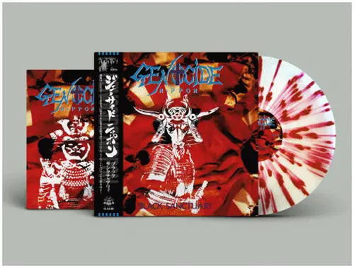 Genocide Nippon - Black Sanctuary - Import Diehard Ghostly White Vinyl With Red Splattering LP Record
