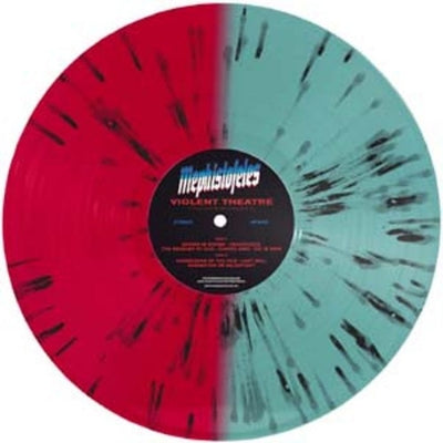 Mephistofeles - Violent Theatre - Import Half-Half Magenta, Blue Transparent, Splatter Black Vinyl LP Record