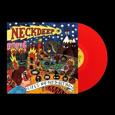 Neck Deep - Life's Not Out To Get You - Import Blood Red Vinyl LP Record