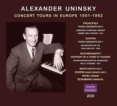 Alexander Uninsky - Alexander Uninsky : Concert Tours In Europe 1951-1962 (2Cd) - Import Mini LP 2 CD