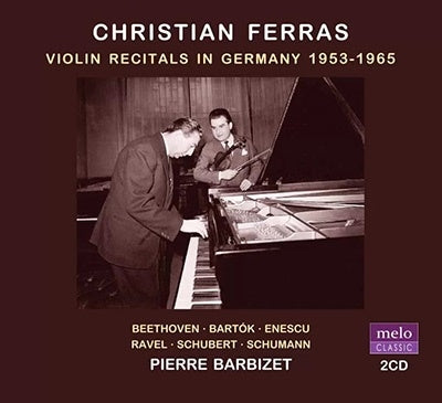 Christian Ferras - Violin Recitals In Germany 1953-1965 - Import Mini LP 2 CD