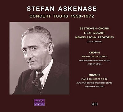 Stefan Askenase - Concert Tours 1958-1972 - Import 2 CD