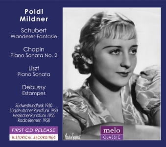 Poldi Mildner - Poldi Mildner plays Schubert, Chopin, Liszt and Debussy - Import CD